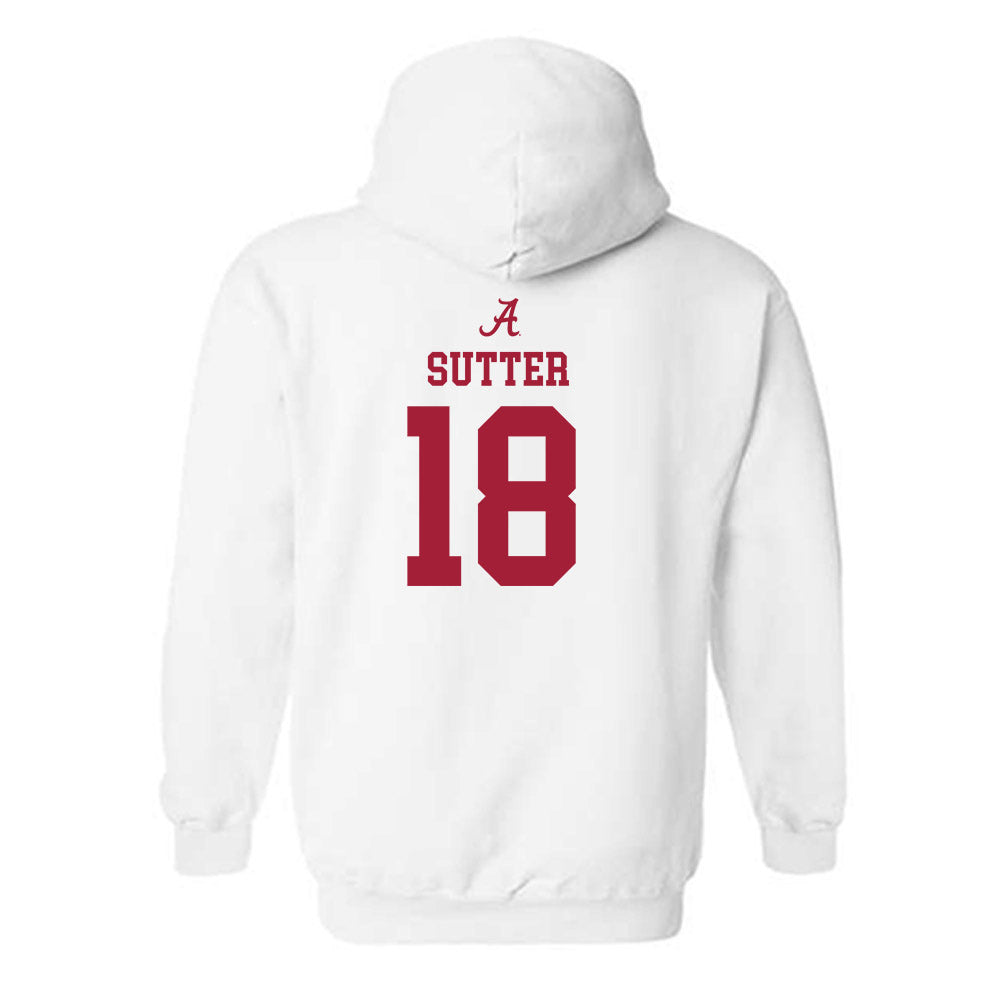 Alabama - NCAA Football : Mack Sutter - Classic Shersey Hooded Sweatshirt-1