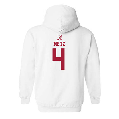 Alabama - NCAA Football : Luke Metz - Classic Shersey Hooded Sweatshirt-1
