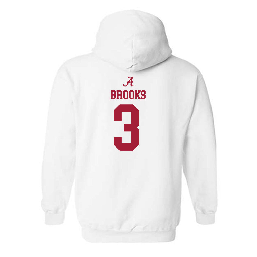 Alabama - NCAA Football : Lotzeir Brooks - Classic Shersey Hooded Sweatshirt-1