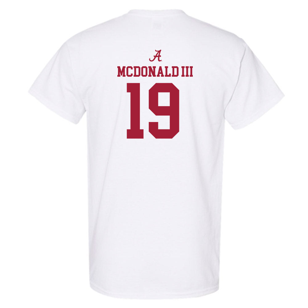 Alabama - NCAA Football : Chuck McDonald III - Classic Shersey T-Shirt-1
