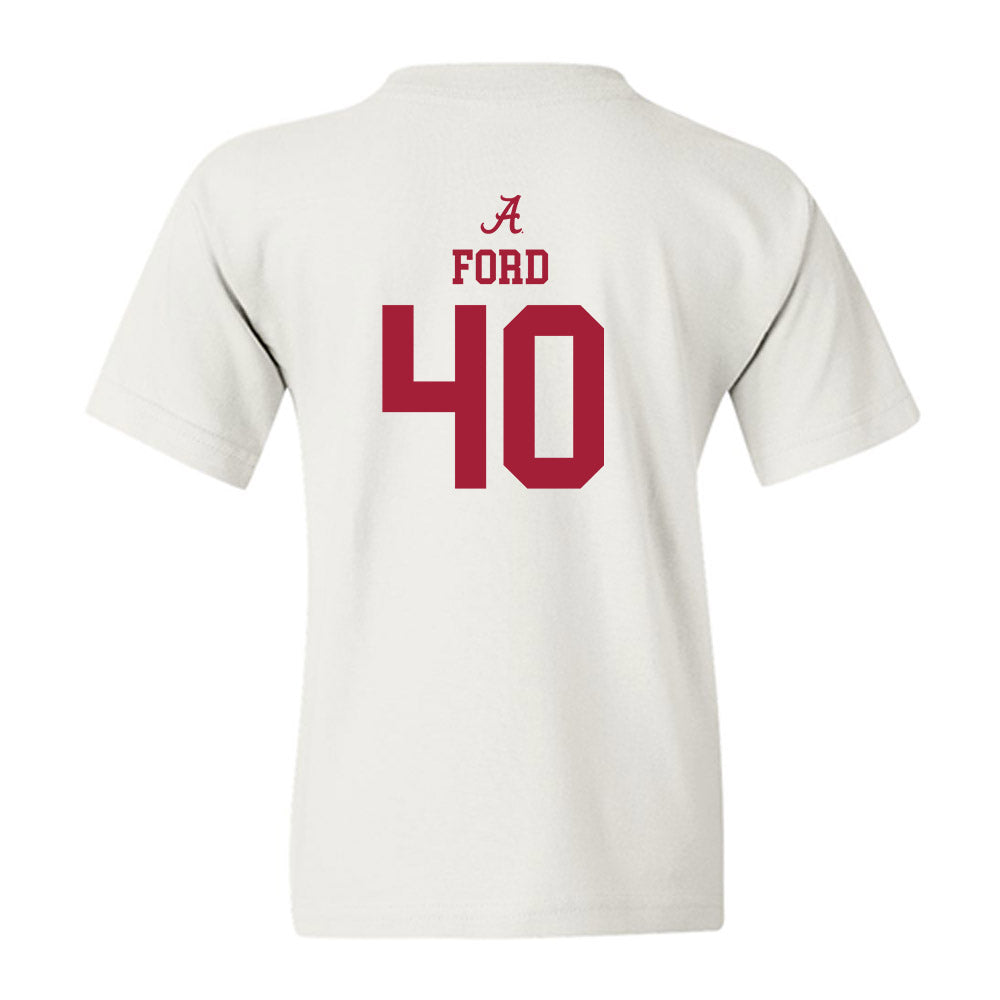 Alabama - NCAA Football : Josh Ford - Classic Shersey Youth T-Shirt-1