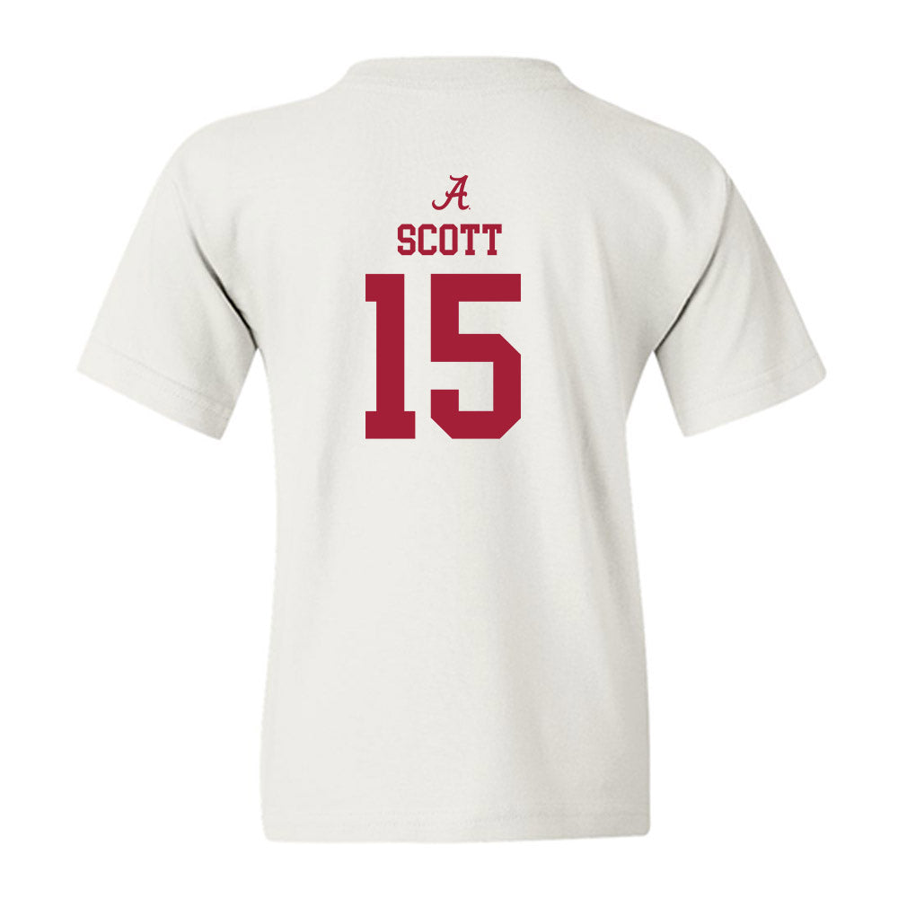 Alabama - NCAA Women's Basketball : Ta'Mia Scott - Classic Shersey Youth T-Shirt-1