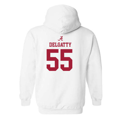 Alabama - NCAA Football : Racin Delgatty - Classic Shersey Hooded Sweatshirt-1