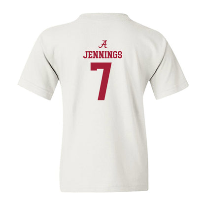 Alabama - NCAA Women's Basketball : Waiata Jennings - Classic Shersey Youth T-Shirt-1