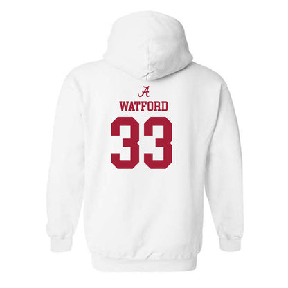 Alabama - NCAA Football : Adam Watford - Classic Shersey Hooded Sweatshirt-1