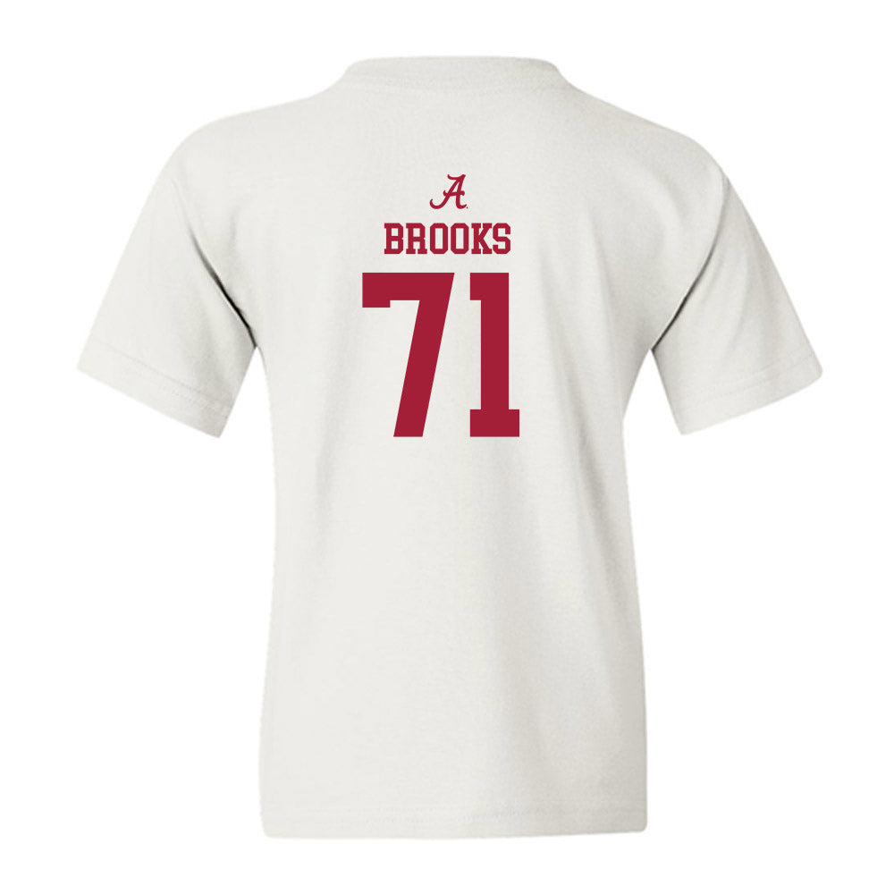 Alabama - NCAA Football : Nick Brooks - Classic Shersey Youth T-Shirt-1