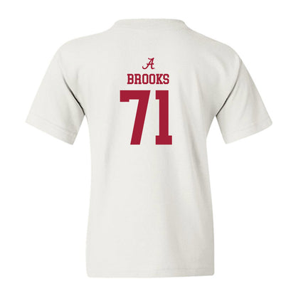 Alabama - NCAA Football : Nick Brooks - Classic Shersey Youth T-Shirt-1