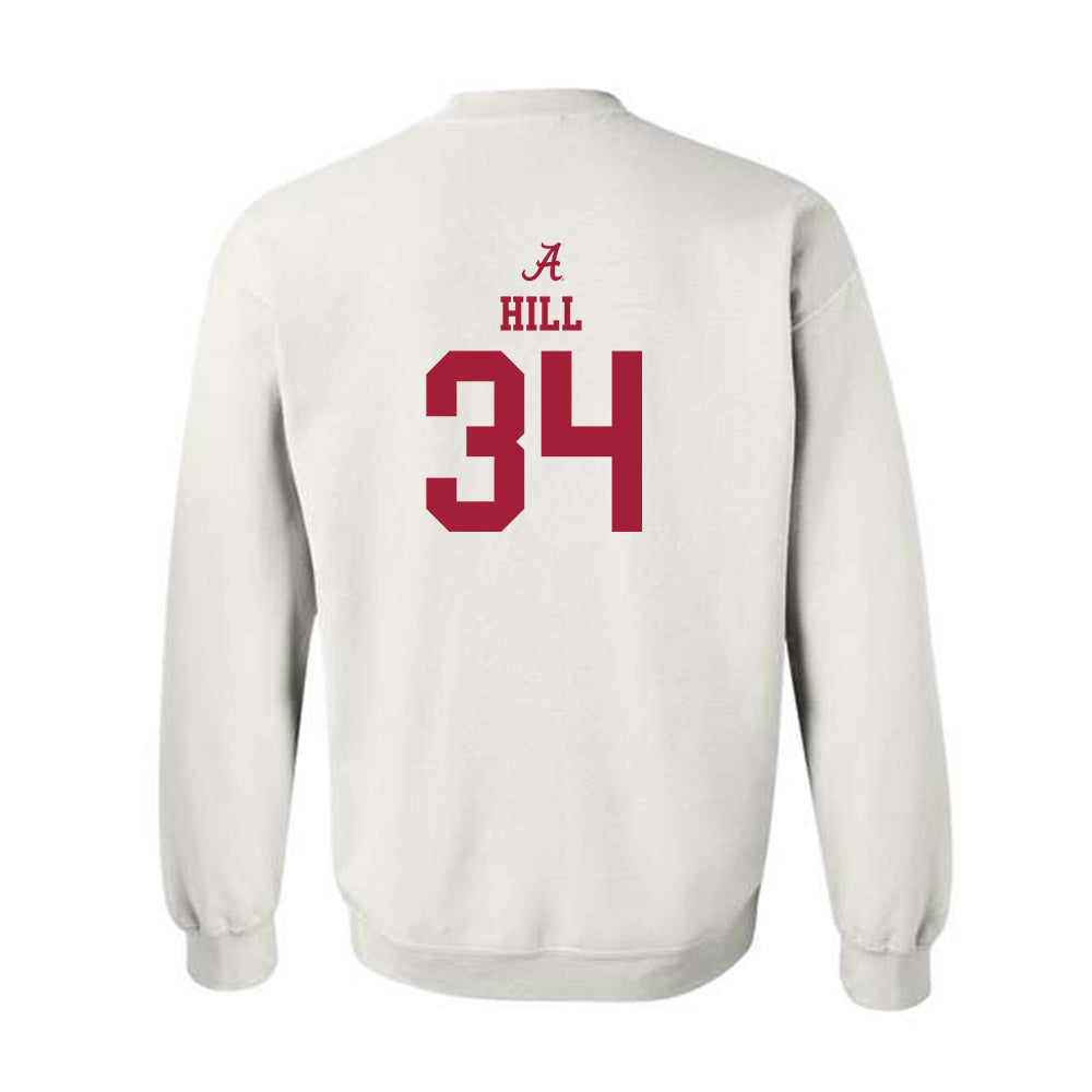 Alabama - NCAA Football : London Hill - Classic Shersey Crewneck Sweatshirt-1