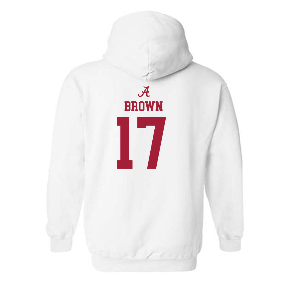 Alabama - NCAA Football : Trae'shawn Brown - Classic Shersey Hooded Sweatshirt-1