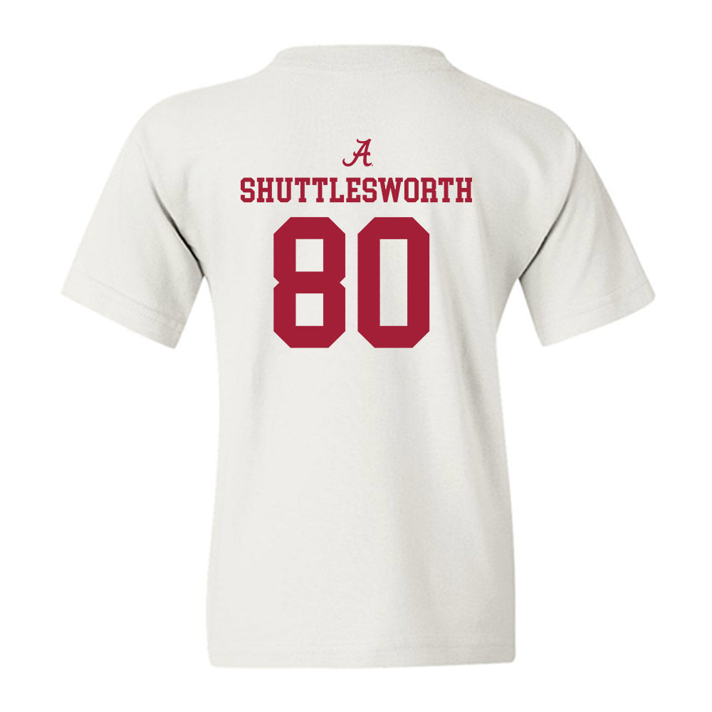 Alabama - NCAA Football : Jaxon Shuttlesworth - Classic Shersey Youth T-Shirt-1