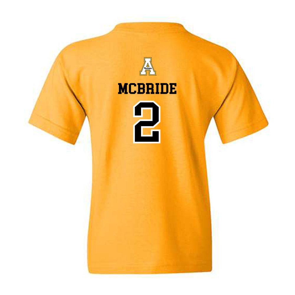 App State - NCAA Women's Basketball : Jayden McBride - Generic Sports Youth T-Shirt-1