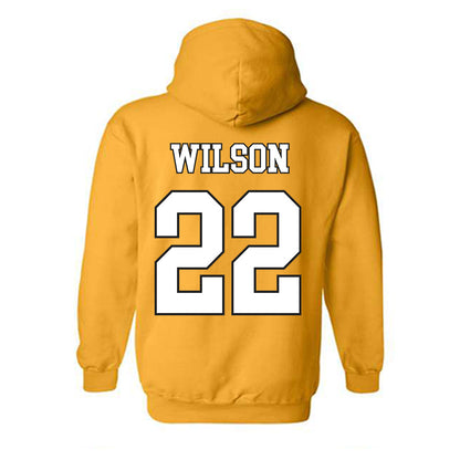 App State - NCAA Football : DaRon Wilson - Generic Shersey Hooded Sweatshirt-1