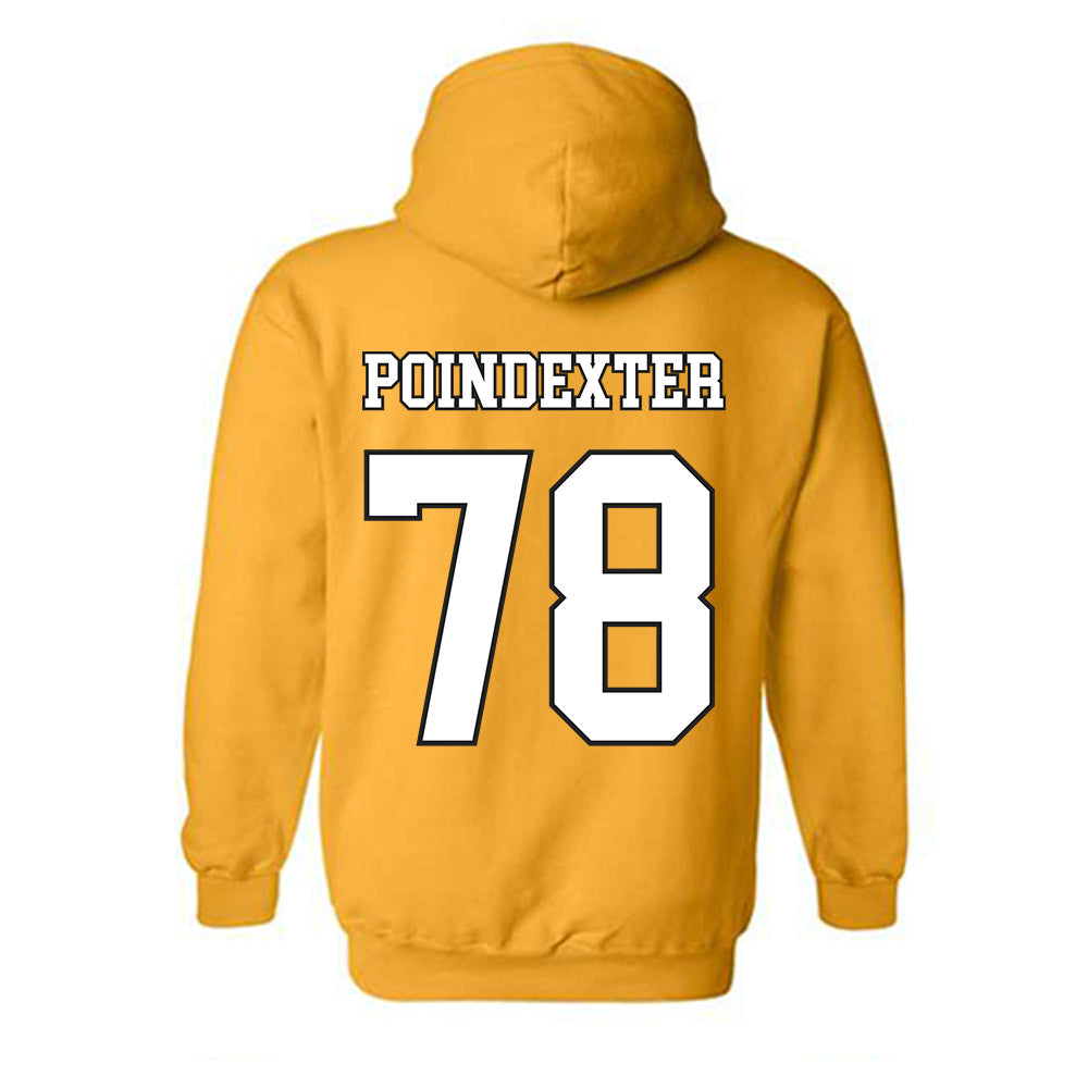 App State - NCAA Football : Tyriq Poindexter - Generic Shersey Hooded Sweatshirt-1