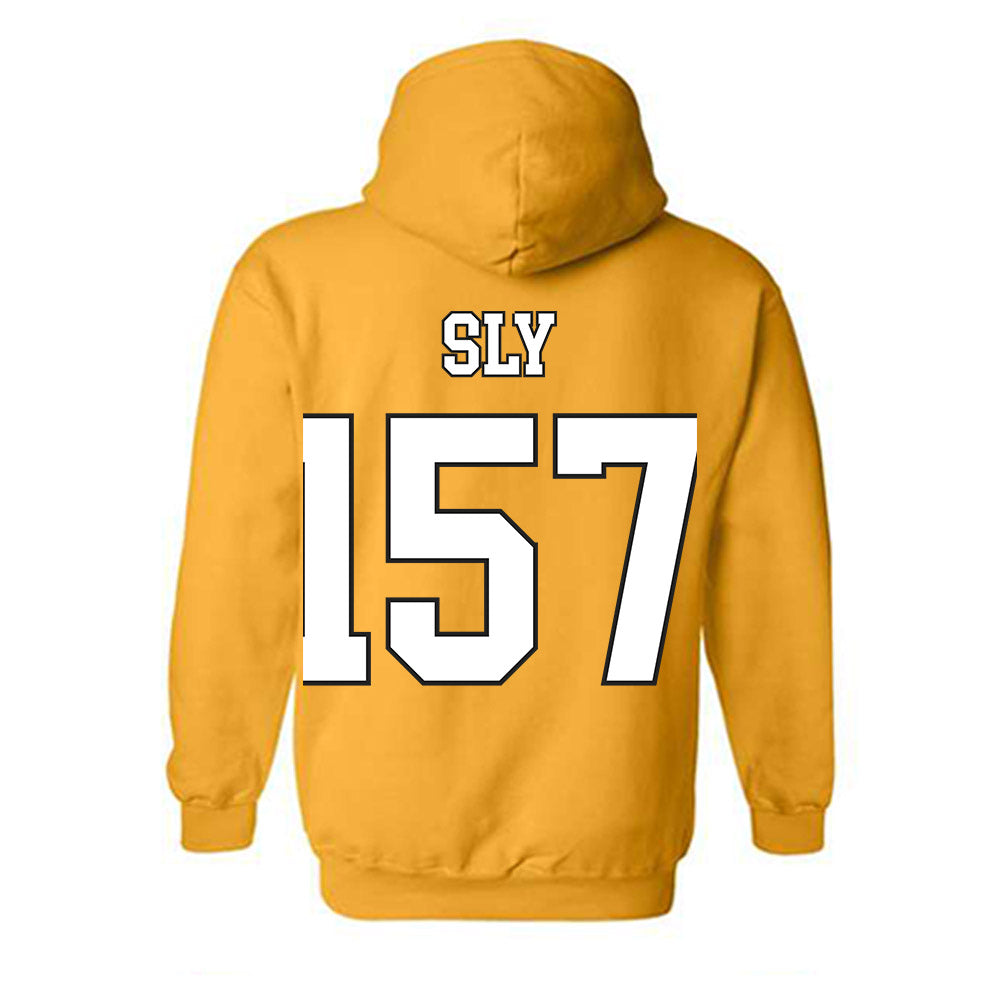 App State - NCAA Wrestling : Bentley Sly - Generic Shersey Hooded Sweatshirt-1