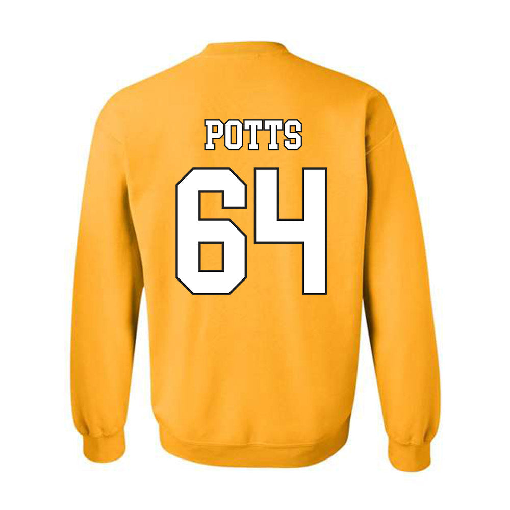 App State - NCAA Football : Jarvis Potts - Generic Shersey Crewneck Sweatshirt-1