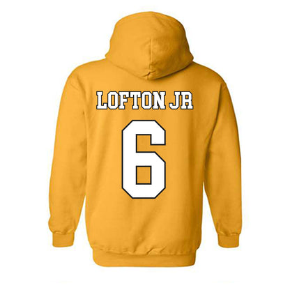 App State - NCAA Football : Christopher Lofton jr - Generic Shersey Hooded Sweatshirt-1