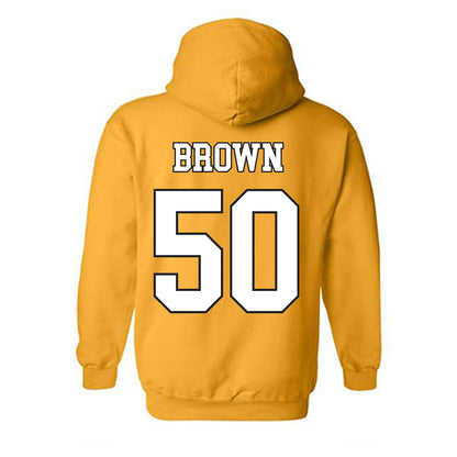 App State - NCAA Football : Jehchys Brown - Generic Shersey Hooded Sweatshirt-1