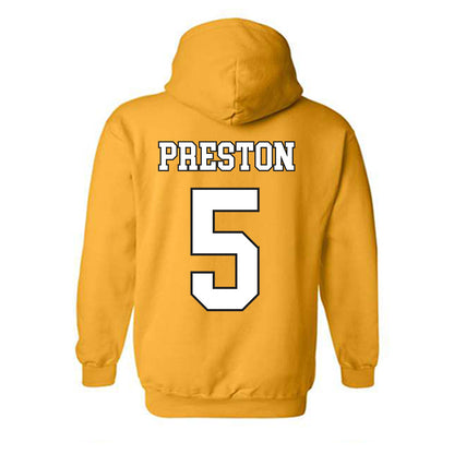 App State - NCAA Women's Basketball : Raven Preston - Generic Shersey Hooded Sweatshirt-1