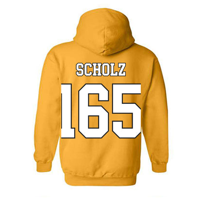 App State - NCAA Wrestling : Luke Scholz - Generic Shersey Hooded Sweatshirt-1