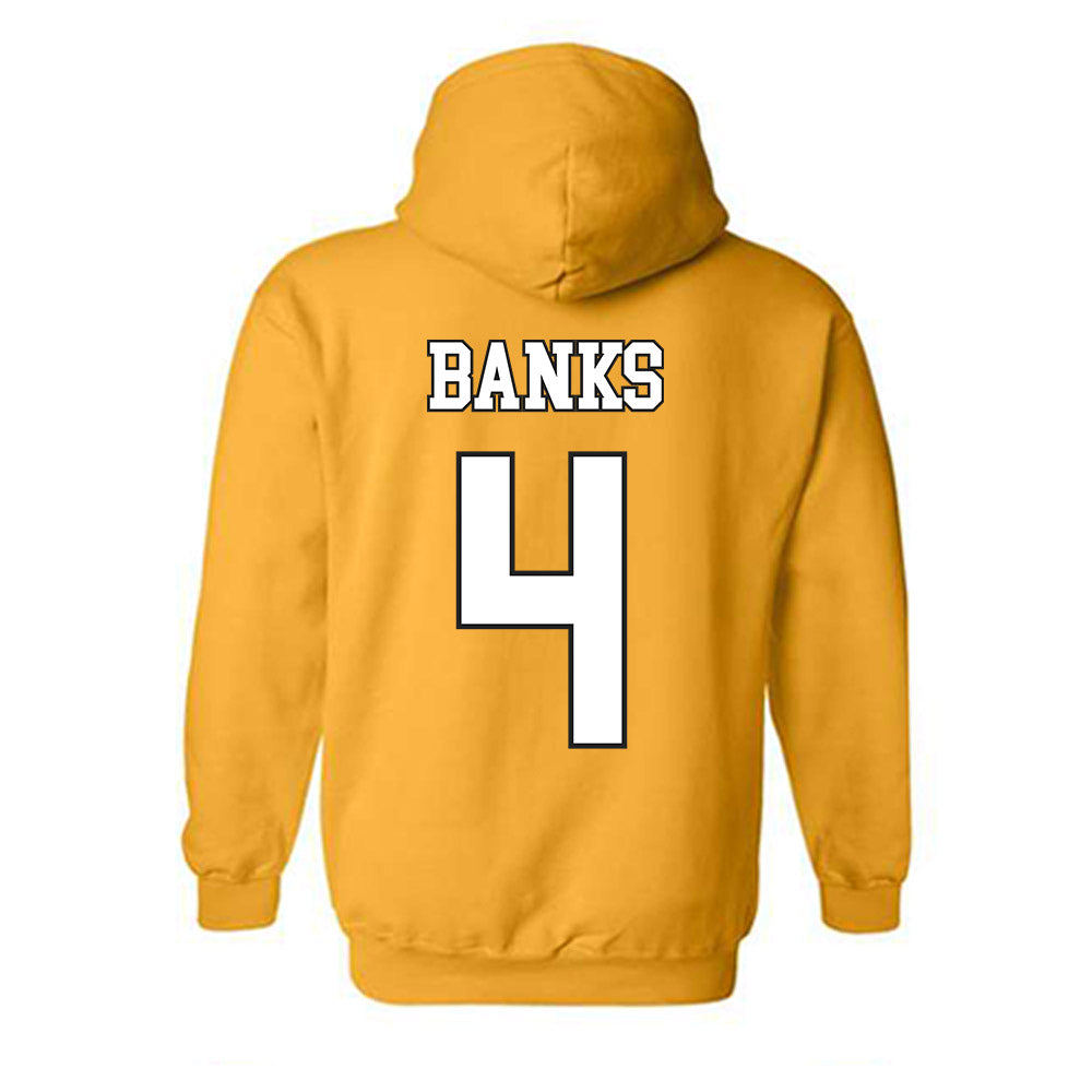 App State - NCAA Men's Basketball : Eren Banks - Generic Shersey Hooded Sweatshirt-1
