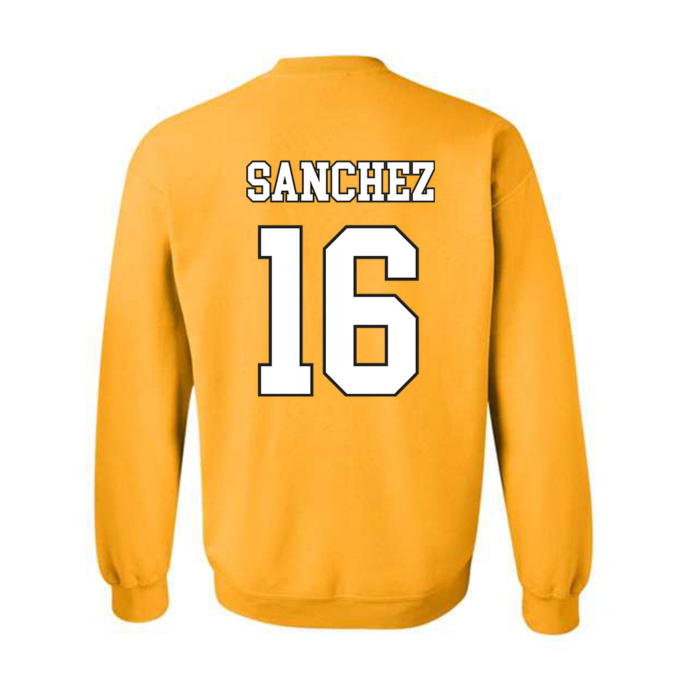 App State - NCAA Football : Alex Sanchez - Generic Shersey Crewneck Sweatshirt-1