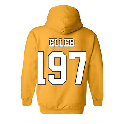 App State - NCAA Wrestling : Logan Eller - Generic Shersey Hooded Sweatshirt-1