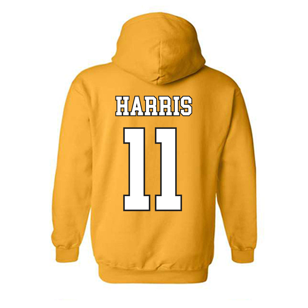 App State - NCAA Football : Jordan Harris - Generic Shersey Hooded Sweatshirt-1