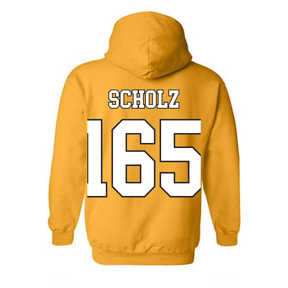 App State - NCAA Wrestling : Luke Scholz - Generic Shersey Hooded Sweatshirt-1