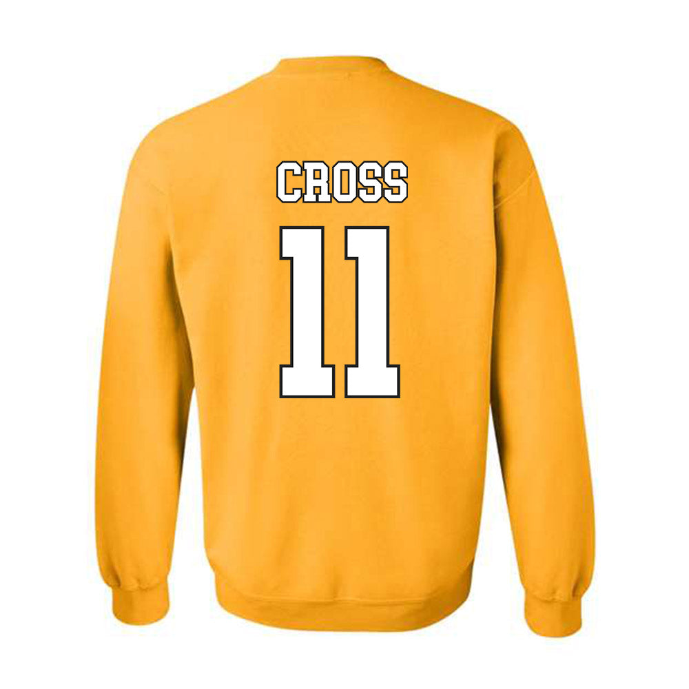App State - NCAA Football : Ja'Quez Cross - Generic Shersey Crewneck Sweatshirt-1
