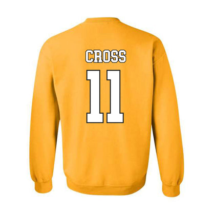 App State - NCAA Football : Ja'Quez Cross - Generic Shersey Crewneck Sweatshirt-1