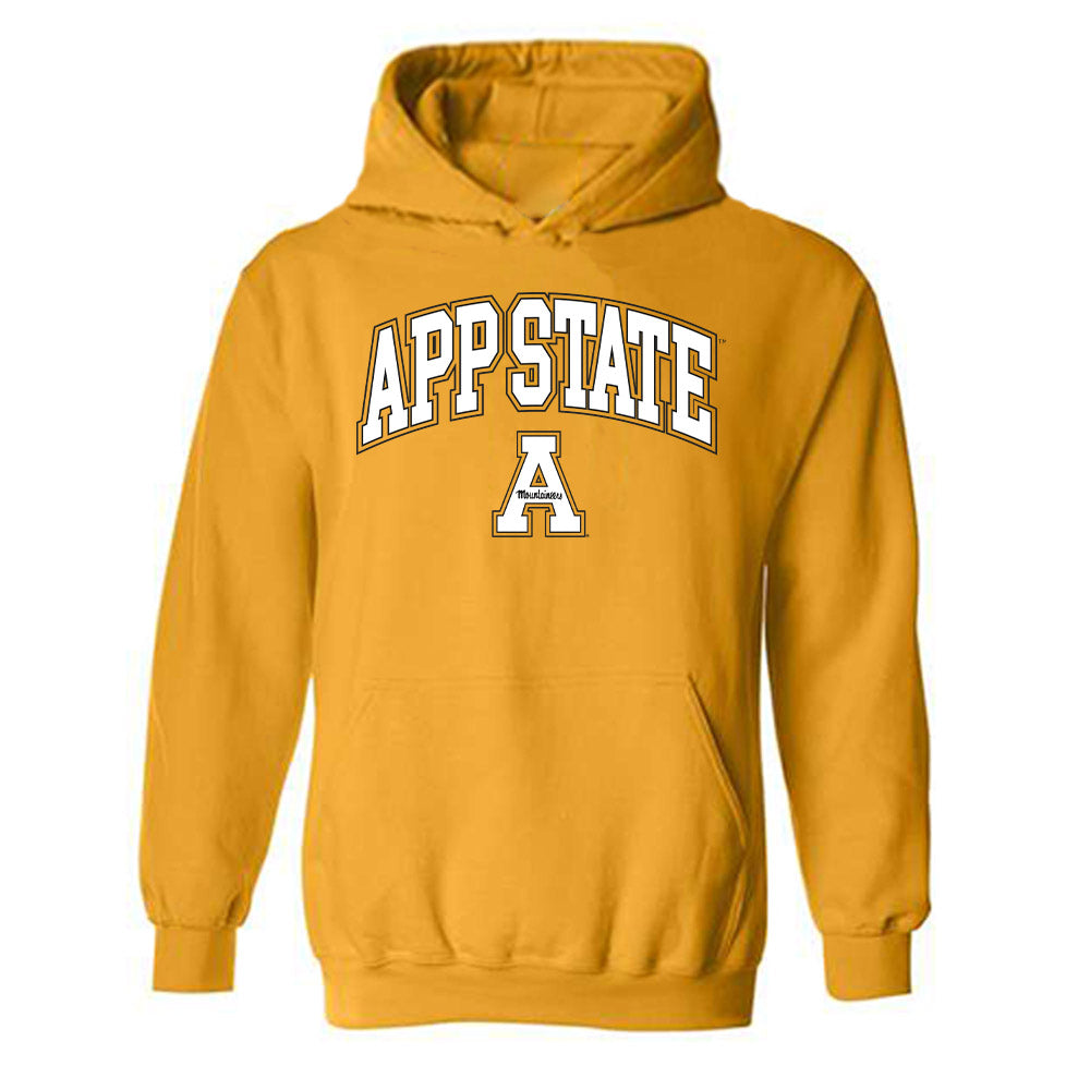 App State - NCAA Football : Noah Gillon - Generic Shersey Hooded Sweatshirt-0