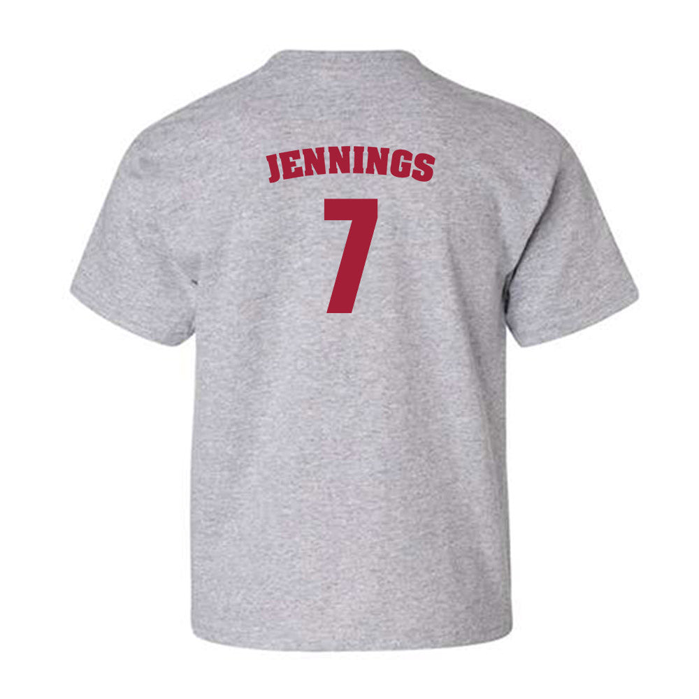 Alabama - NCAA Women's Basketball : Waiata Jennings - Sports Shersey Youth T-Shirt-1