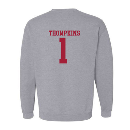 Alabama - NCAA Football : Devan Thompkins - Classic Shersey Crewneck Sweatshirt-1