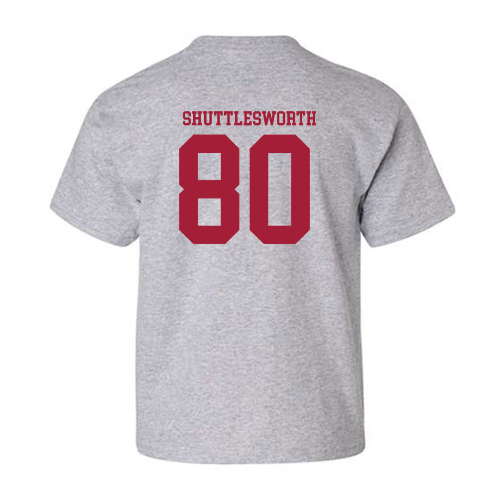Alabama - NCAA Football : Jaxon Shuttlesworth - Classic Shersey Youth T-Shirt-1