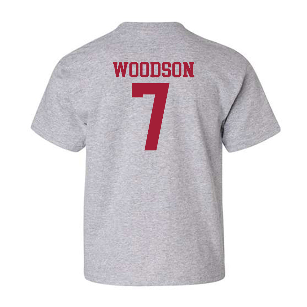 Alabama - NCAA Football : Caleb Woodson - Classic Shersey Youth T-Shirt-1