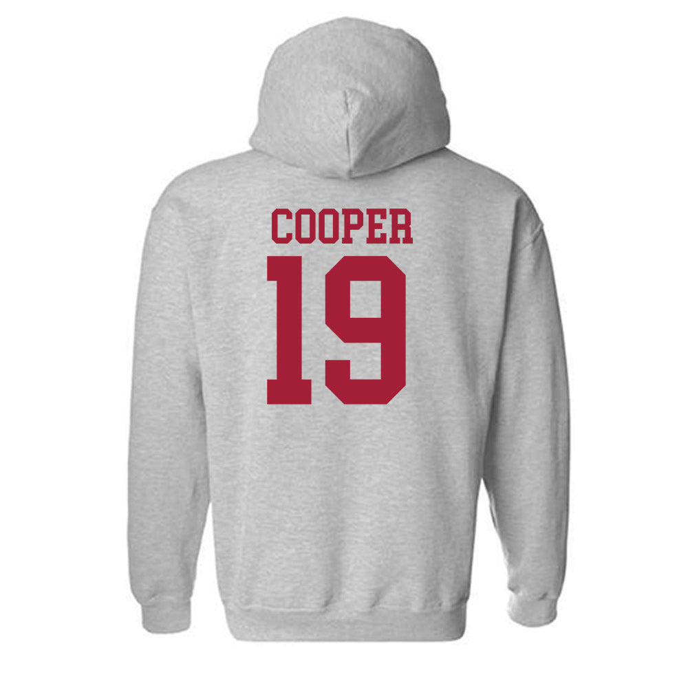Alabama - NCAA Football : John Cooper - Classic Shersey Hooded Sweatshirt-1