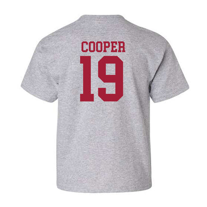 Alabama - NCAA Football : John Cooper - Classic Shersey Youth T-Shirt-1