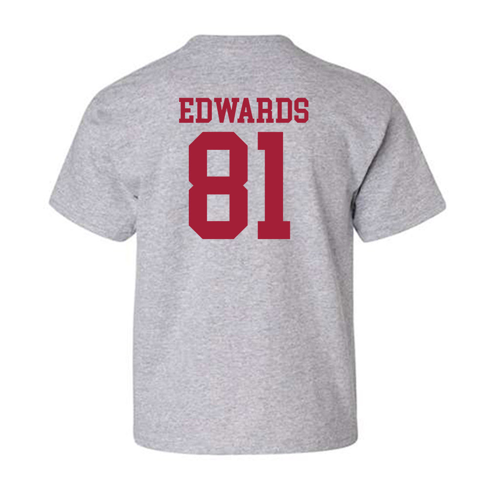 Alabama - NCAA Football : Kaleb Edwards - Classic Shersey Youth T-Shirt-1