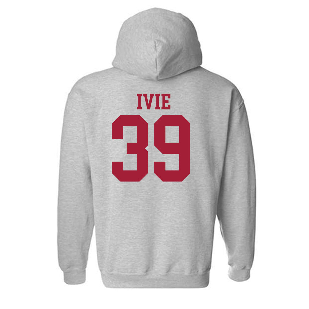 Alabama - NCAA Football : Jake Ivie - Classic Shersey Hooded Sweatshirt-1