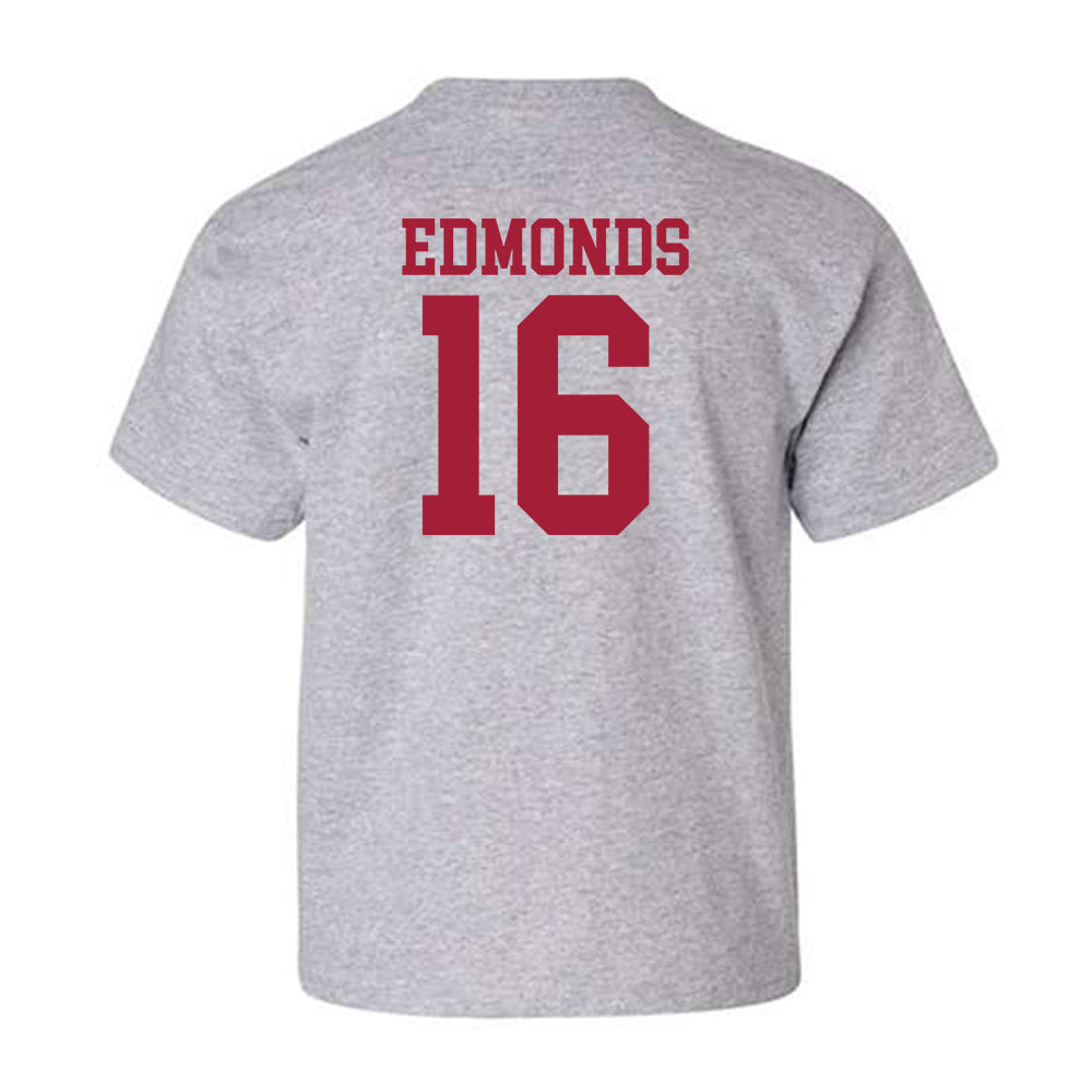 Alabama - NCAA Football : Jorden Edmonds - Classic Shersey Youth T-Shirt-1