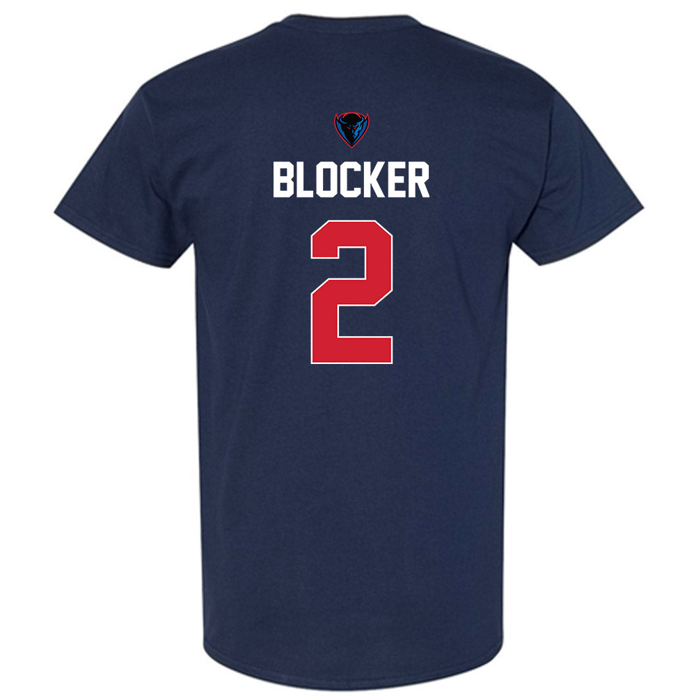 DePaul - NCAA Men's Basketball : Layden Blocker - Sports Shersey T-Shirt-1