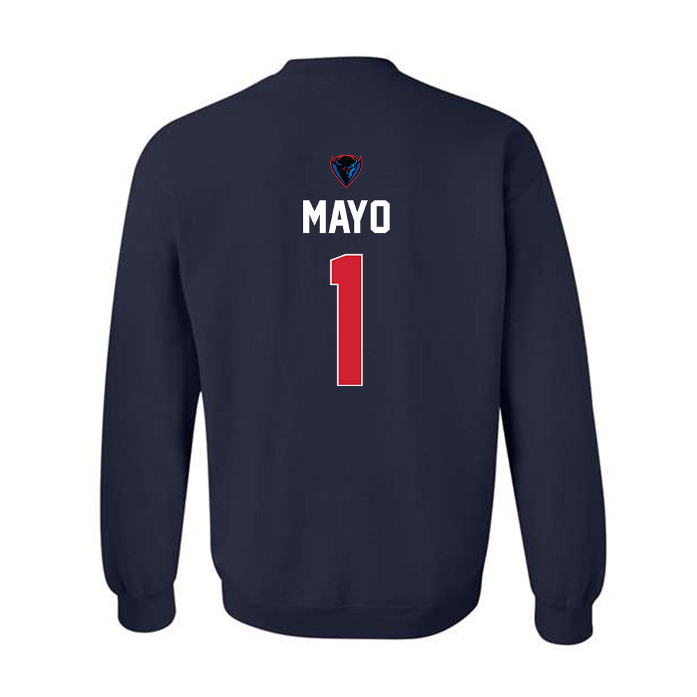 DePaul - NCAA Women's Basketball : Aizhanique Mayo - Sports Shersey Crewneck Sweatshirt-1