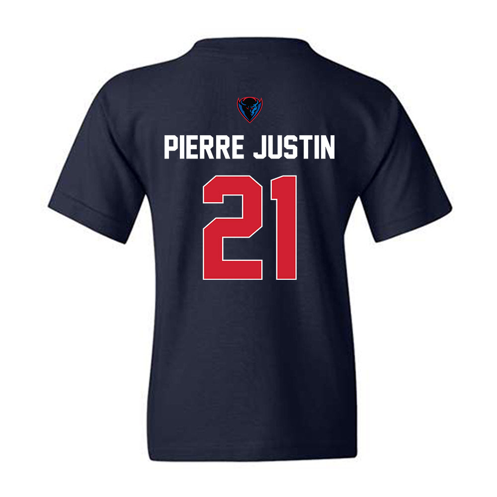 DePaul - NCAA Men's Basketball : Theo Pierre Justin - Sports Shersey Youth T-Shirt-1