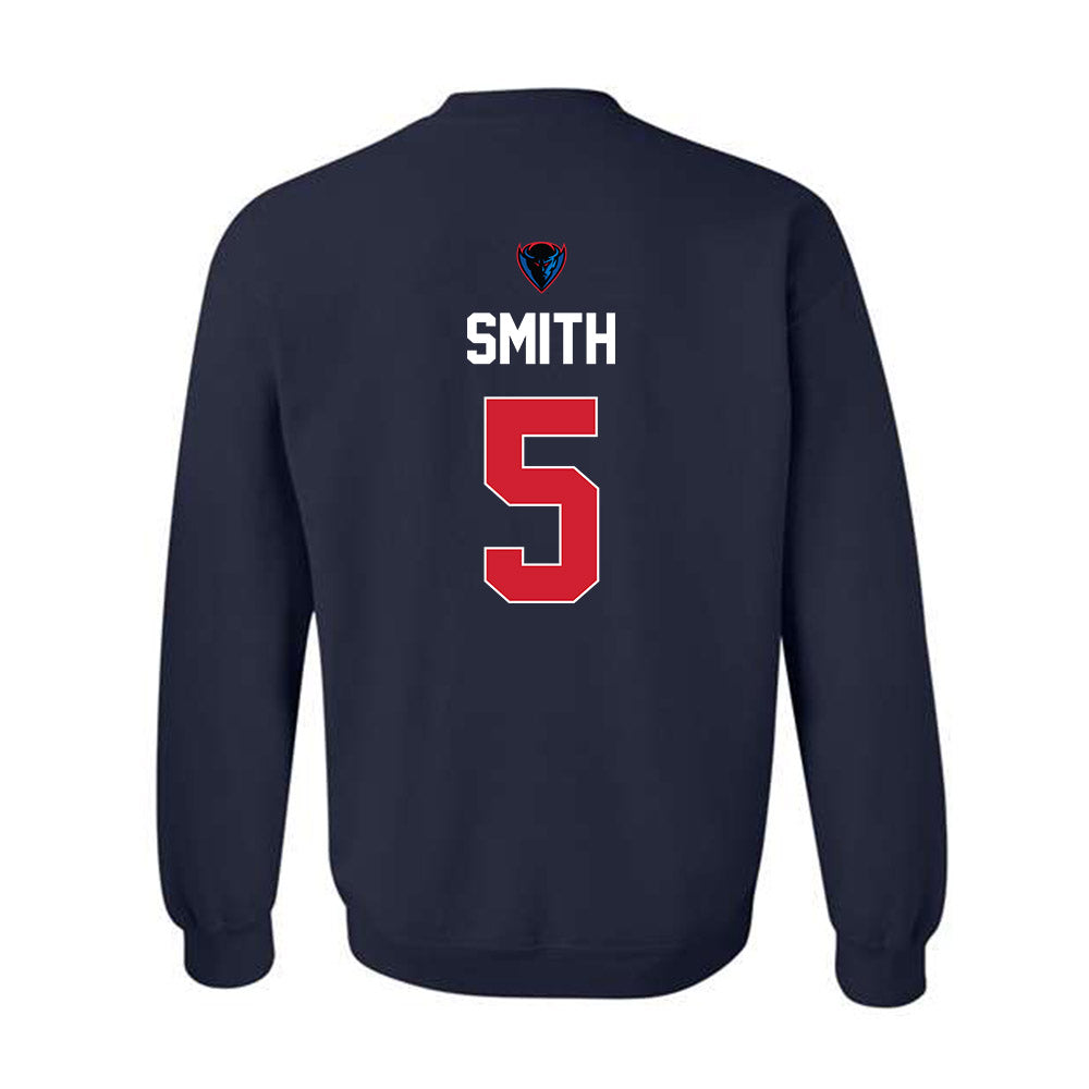 DePaul - NCAA Men's Basketball : RJ Smith - Sports Shersey Crewneck Sweatshirt-1