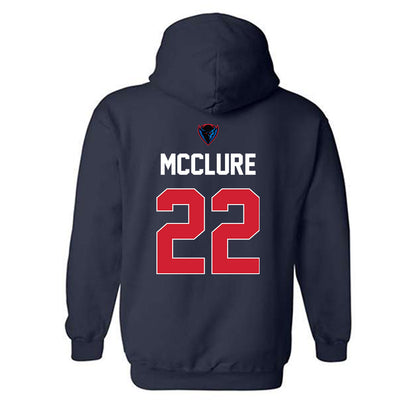DePaul - NCAA Men's Basketball : Kruz McClure - Sports Shersey Hooded Sweatshirt-1