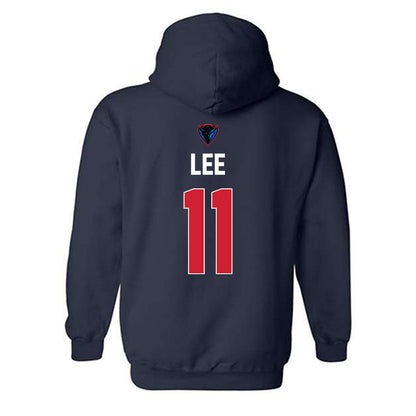 DePaul - NCAA Women's Basketball : Sumer Lee - Sports Shersey Hooded Sweatshirt-1