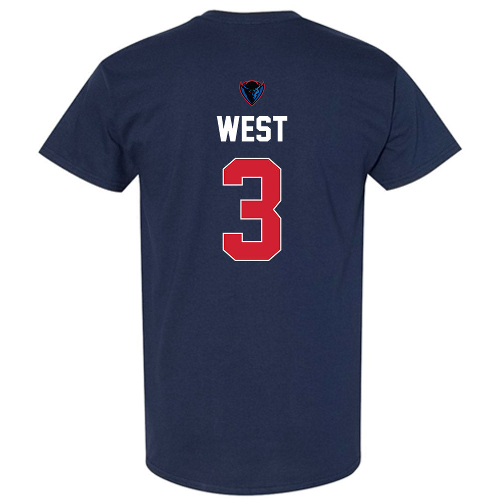 DePaul - NCAA Women's Basketball : Alayna West - Sports Shersey T-Shirt-1