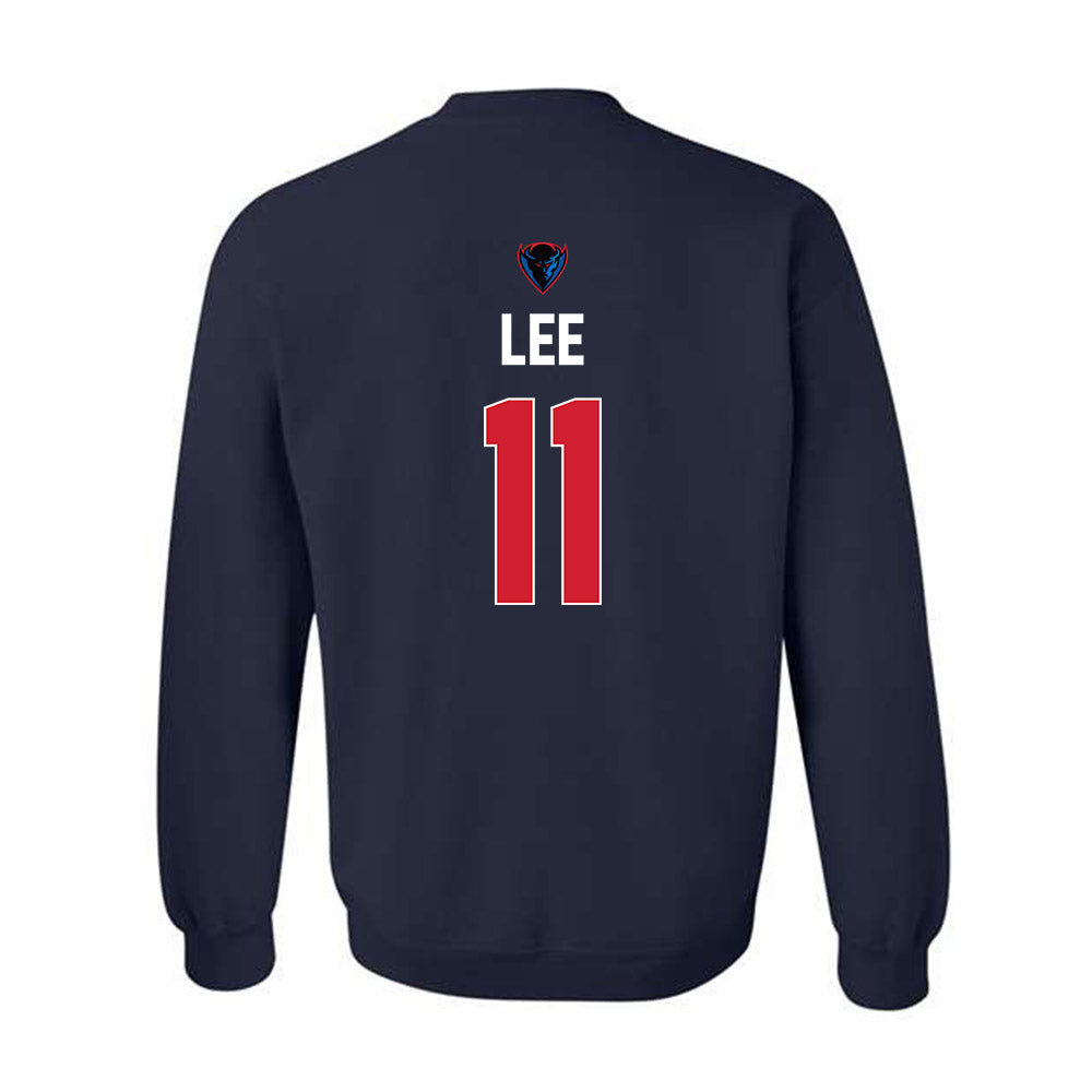 DePaul - NCAA Women's Basketball : Sumer Lee - Sports Shersey Crewneck Sweatshirt-1