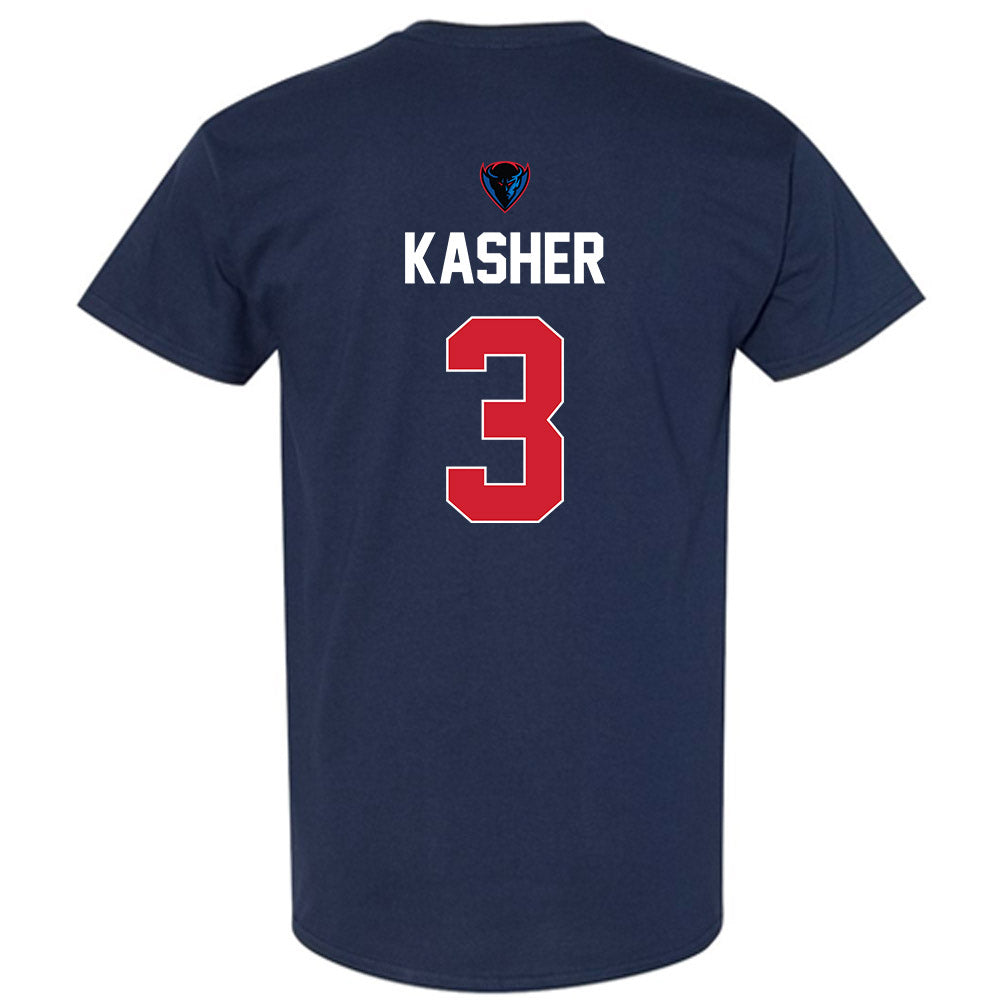 DePaul - NCAA Men's Basketball : Nate Kasher - Sports Shersey T-Shirt-1