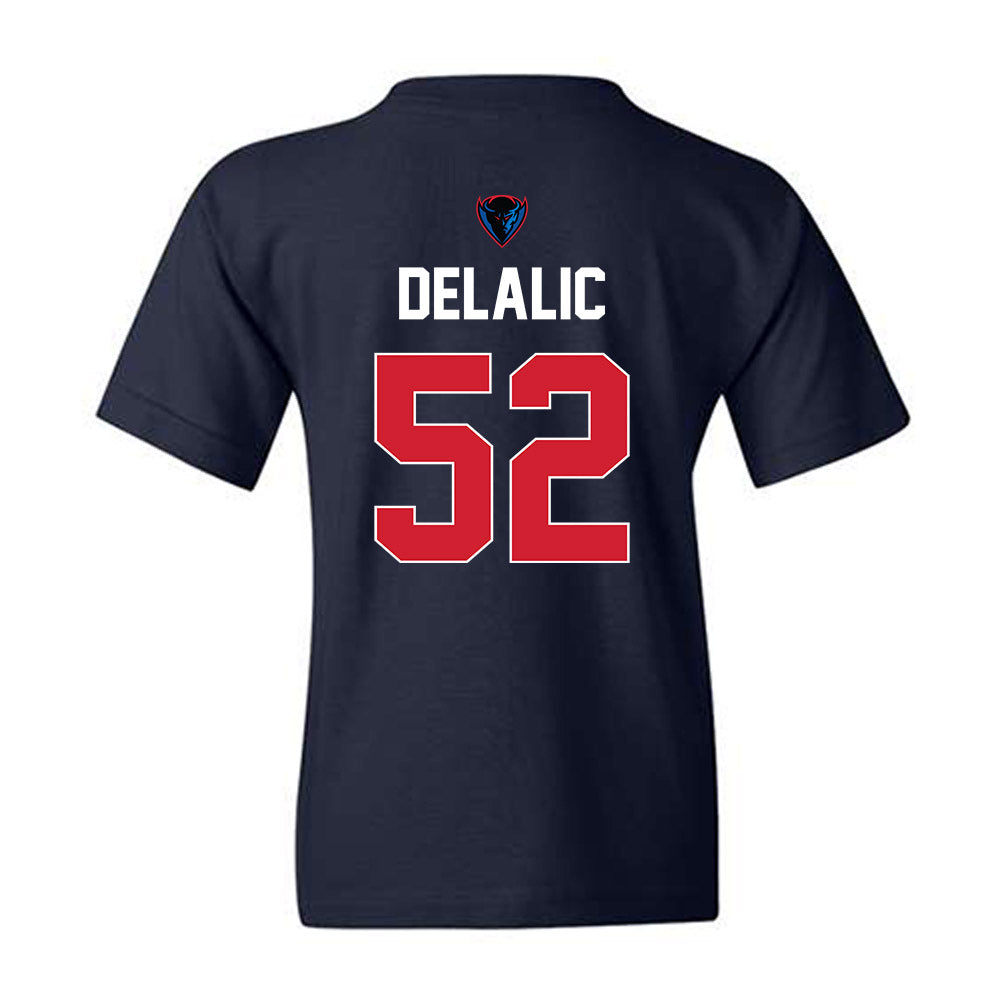 DePaul - NCAA Men's Basketball : Amsal Delalic - Sports Shersey Youth T-Shirt-1